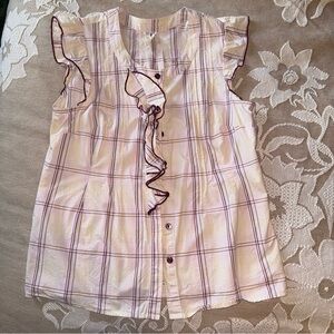 Anthropologie Edme & Estelle Cotton Sleeveless Top